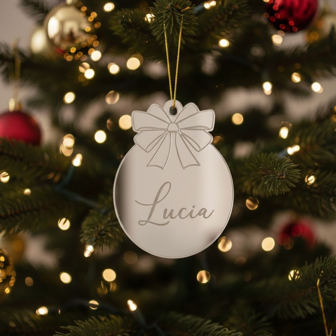 Pallina in Plex con incisione Romantic