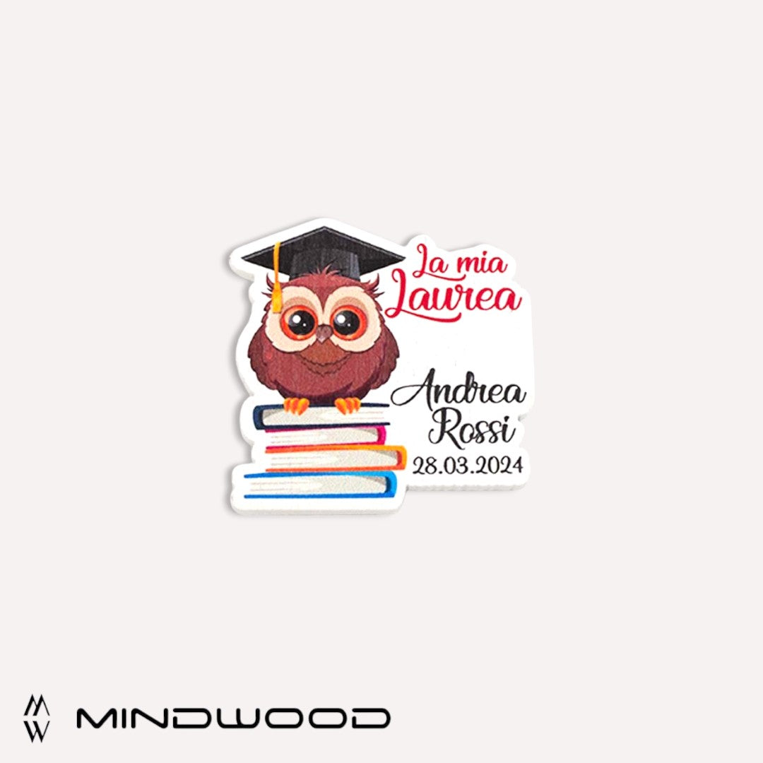 Calamita Laurea personalizzabile