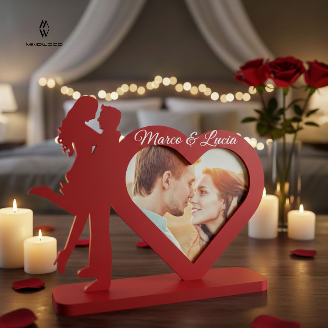 Portafoto personalizzato Coppia innamorata