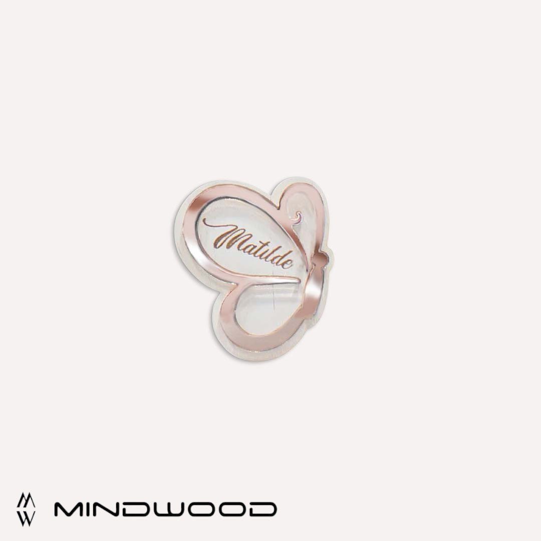 Calamita con Nome personalizzato Butterfly