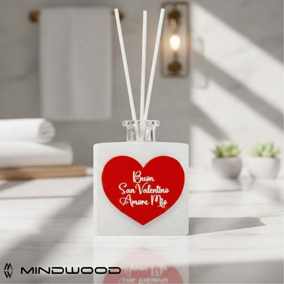 Profumatore Cuore con boccetta essenza