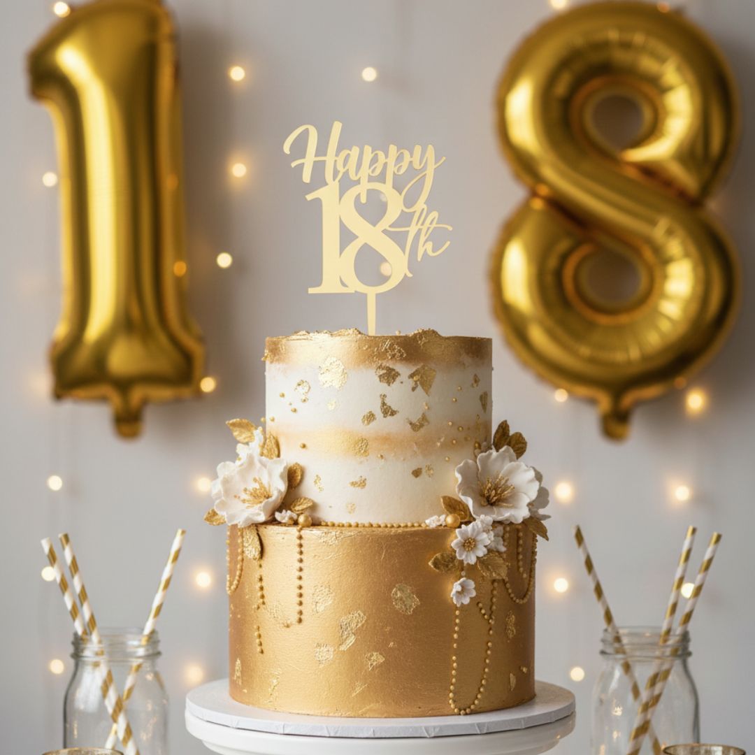 CakeTopper Happy 18th