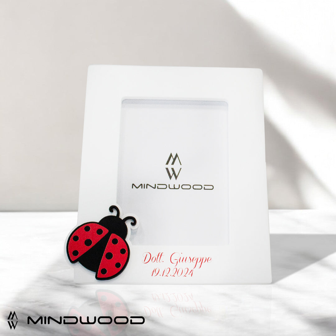 Portafoto Coccinella con incisione per Laureati