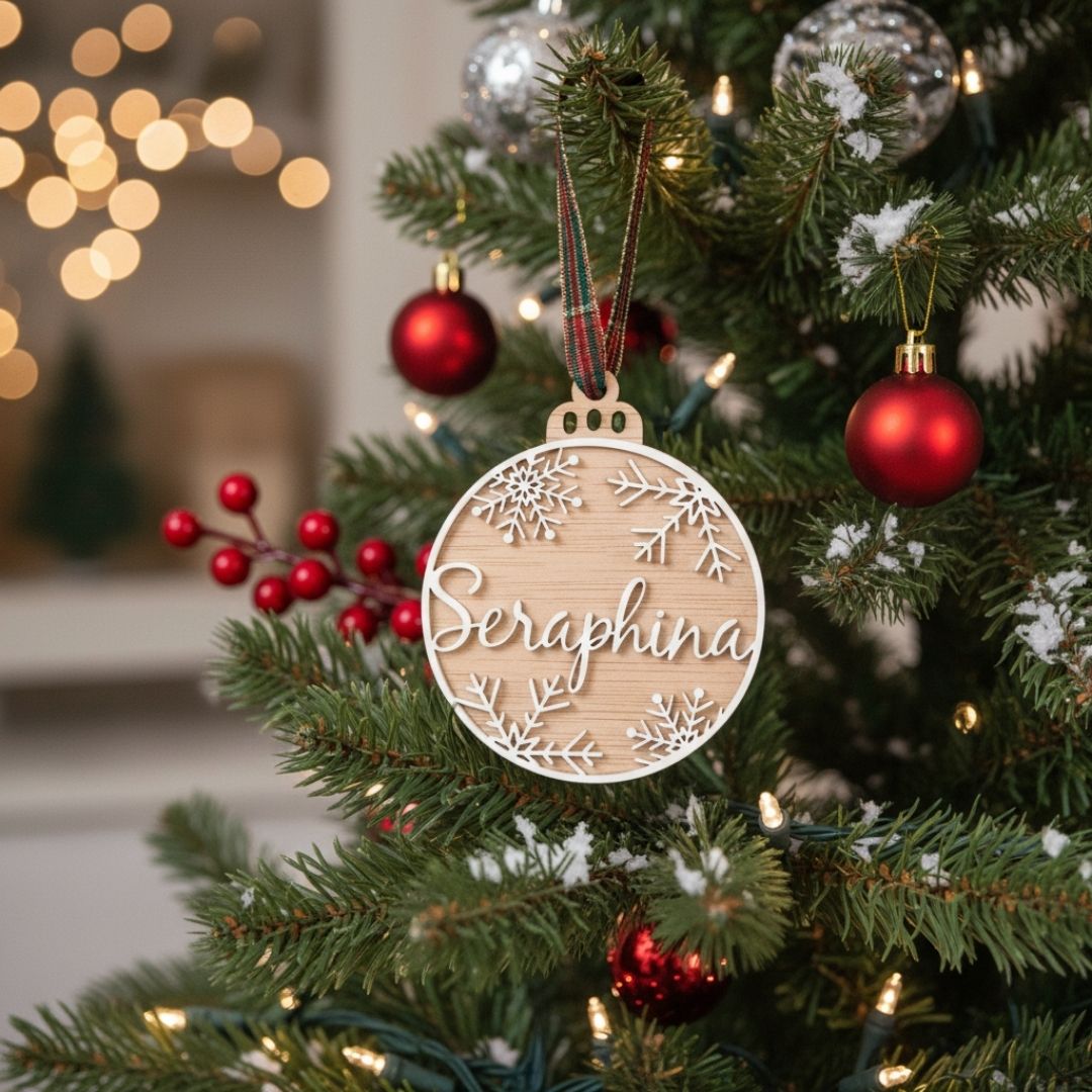 Pallina personalizzata Fiocchi di neve