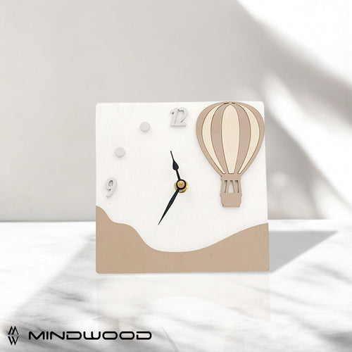 Orologio Da Tavolo Mongolfiera