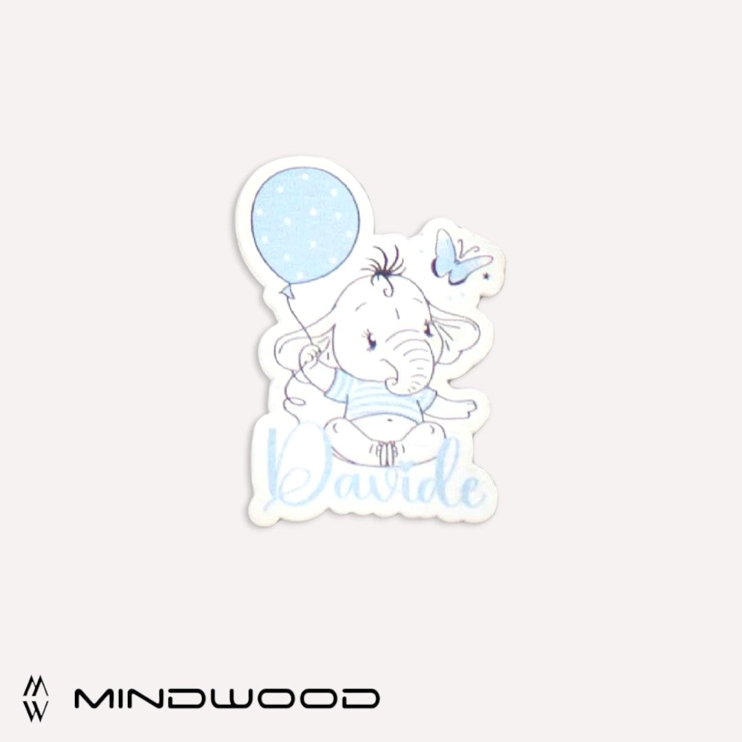 Calamita Palloncino con Nome Personalizzato