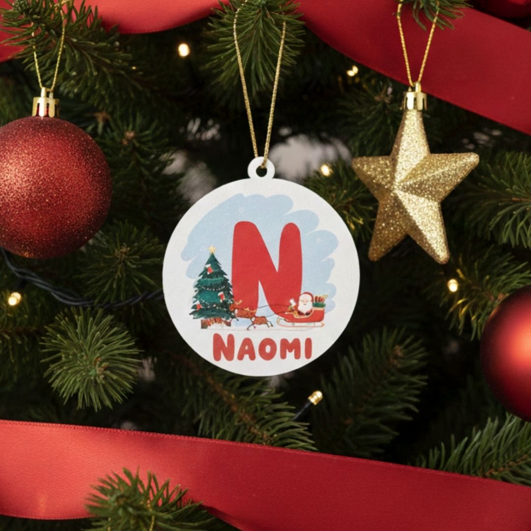 Pallina in Legno personalizzata Iniziale