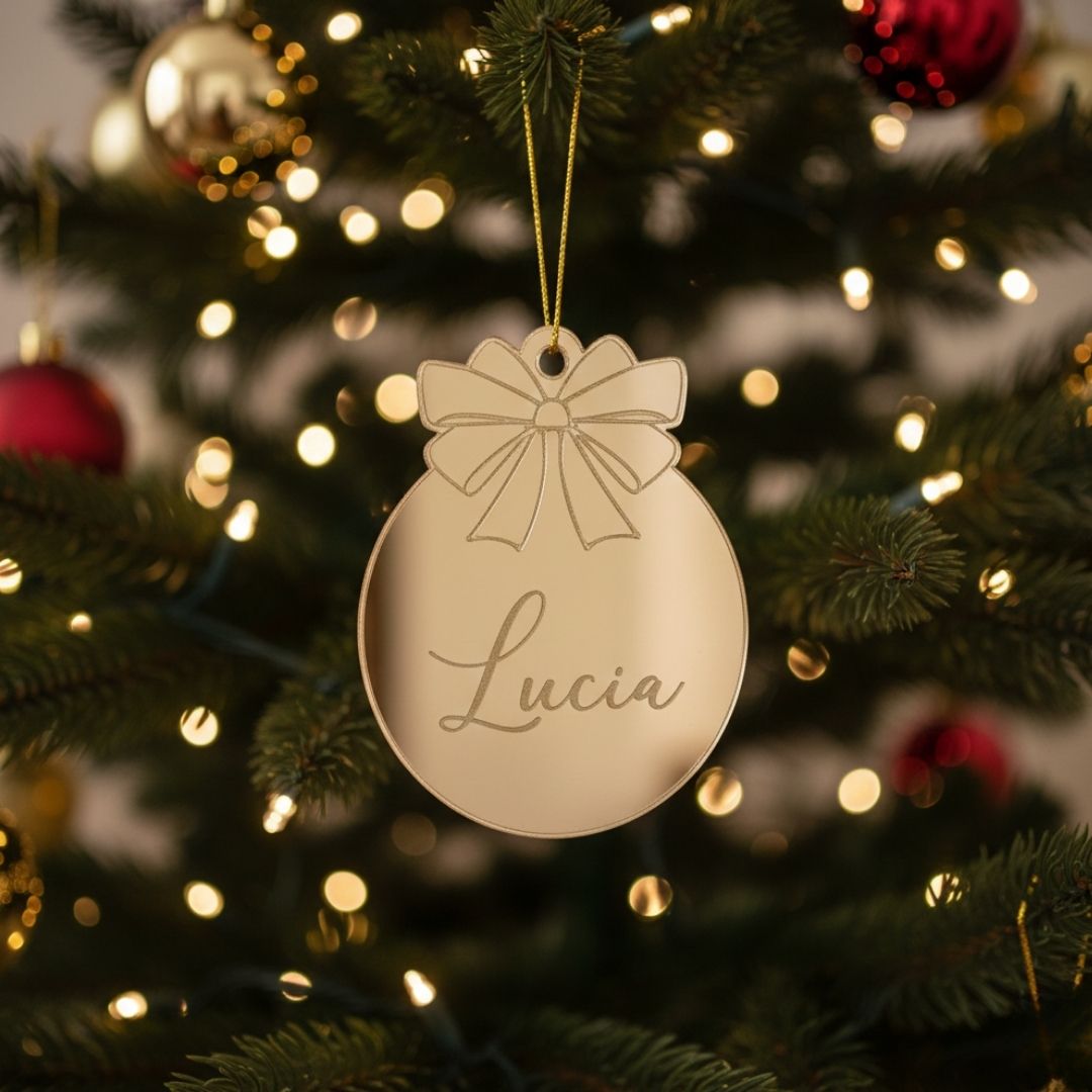 Pallina in Plex con incisione Romantic