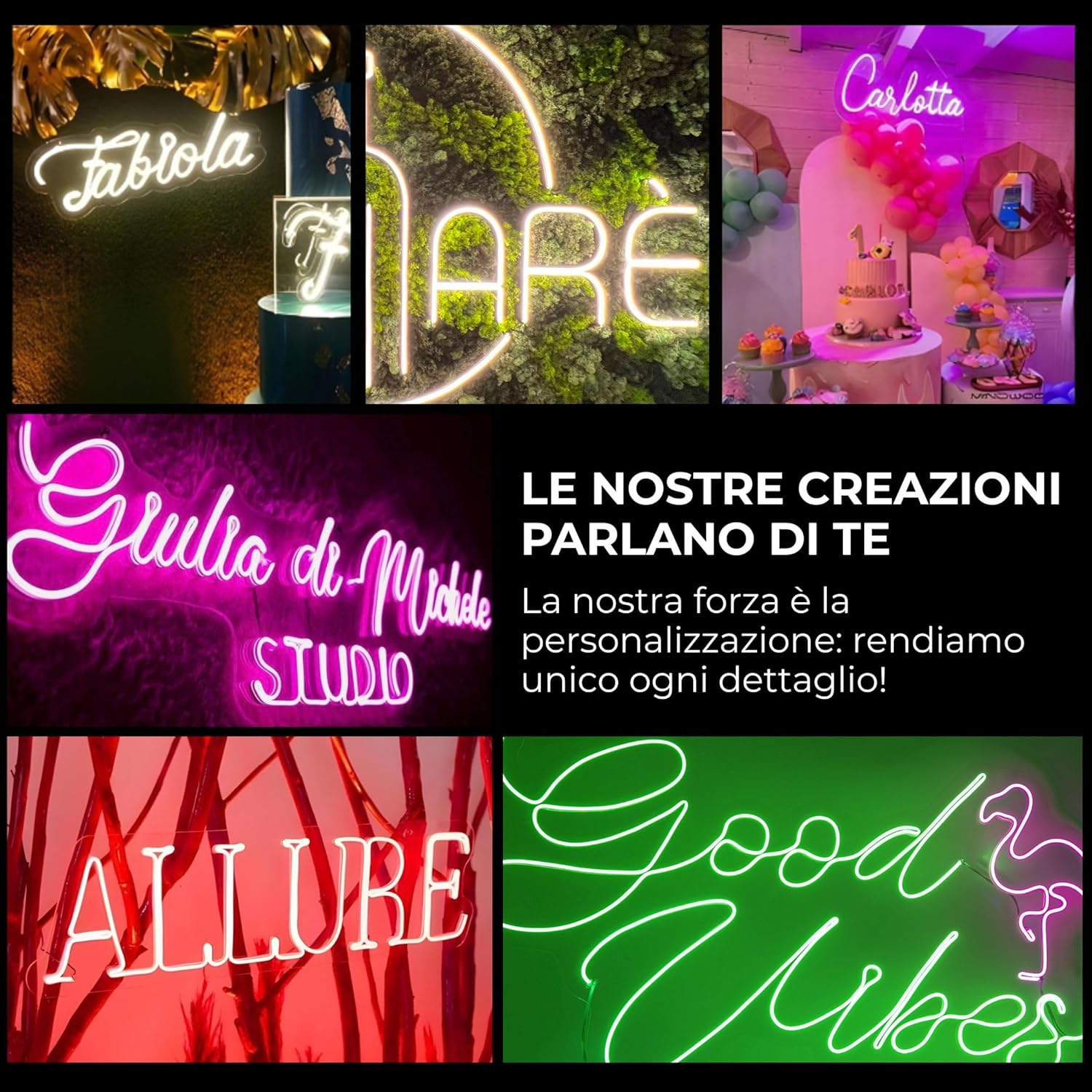 Scritta a Led Personalizzata - Crea la tua scritta