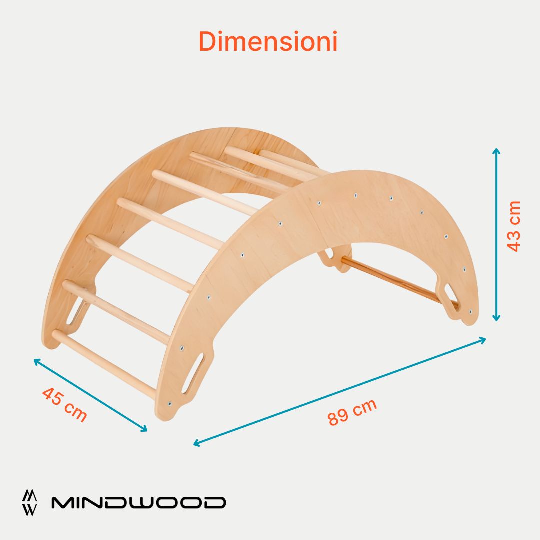 Arco a Dondolo Montessori con Cuscino