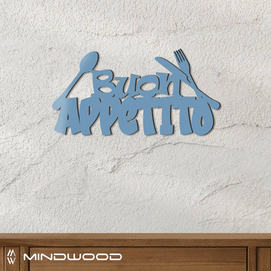 Scritta in Legno Buon Appetito
