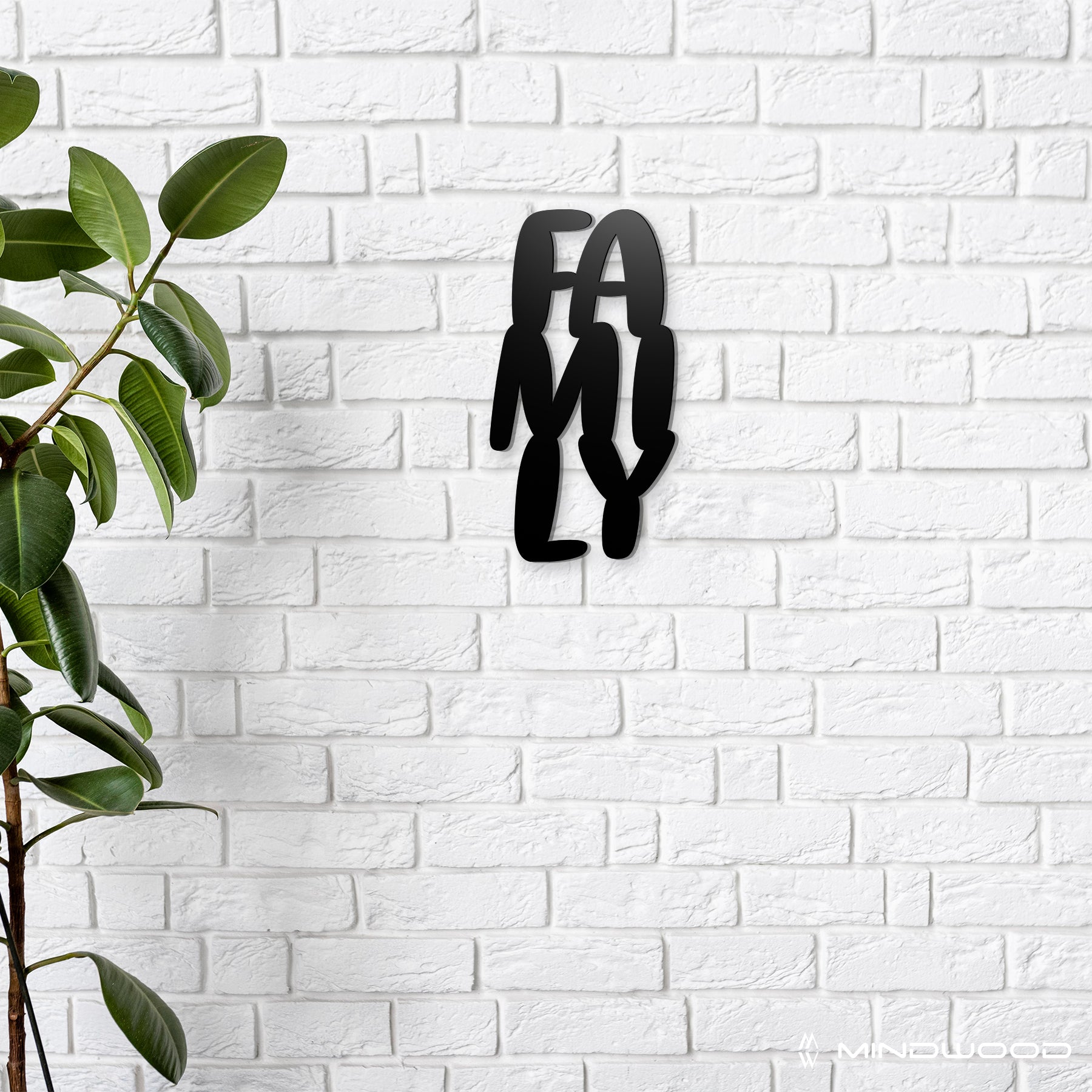 Scritta in Legno FAMILY