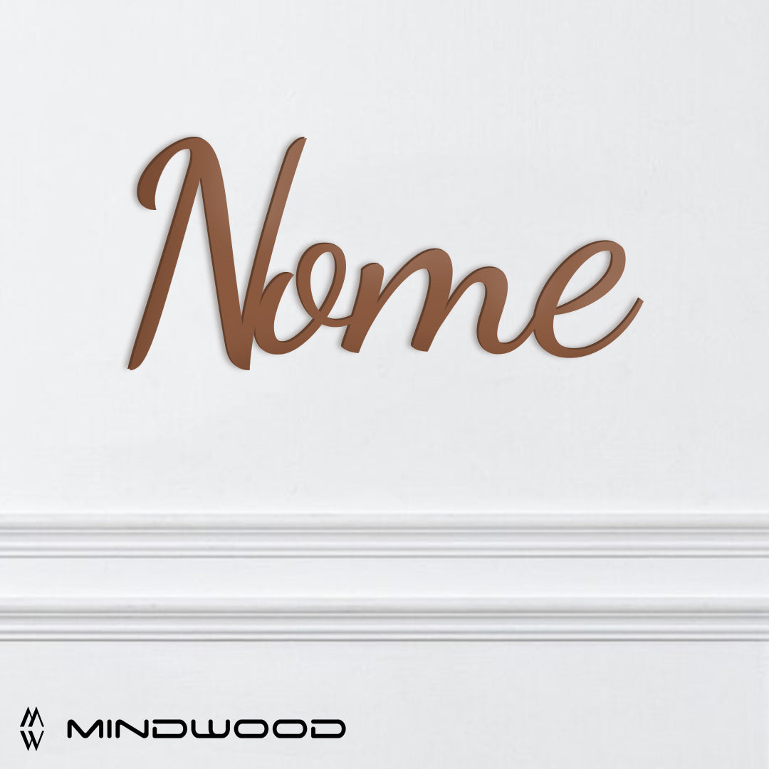 Nom en bois personnalisé à accrocher