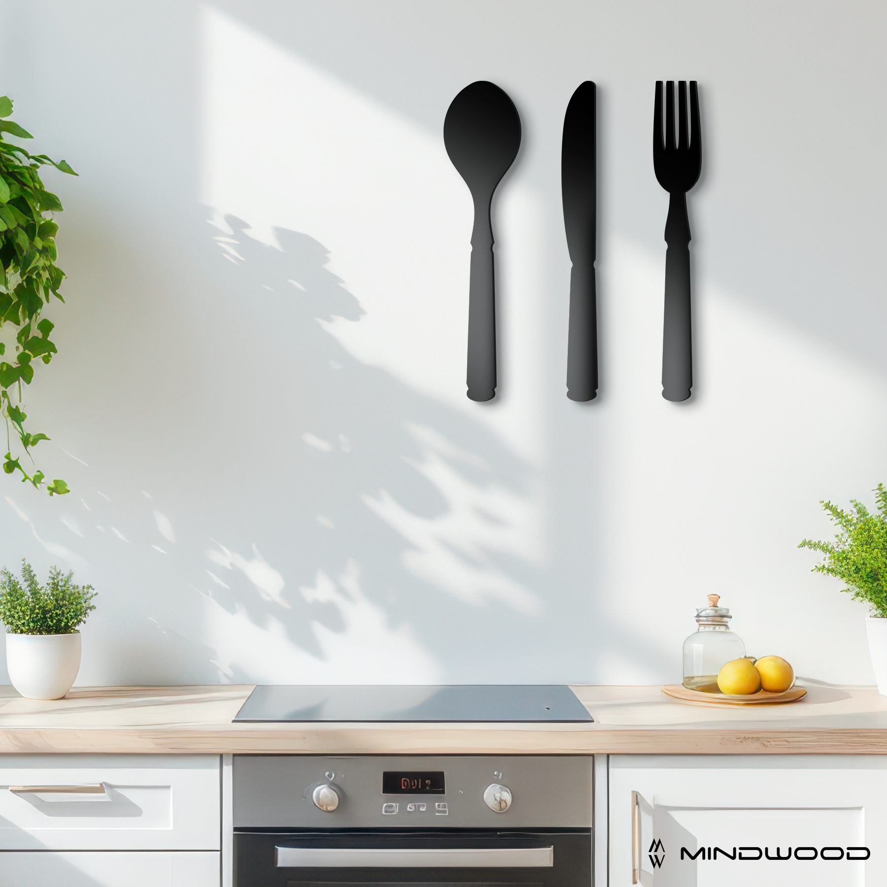 Scritta in Legno Posate