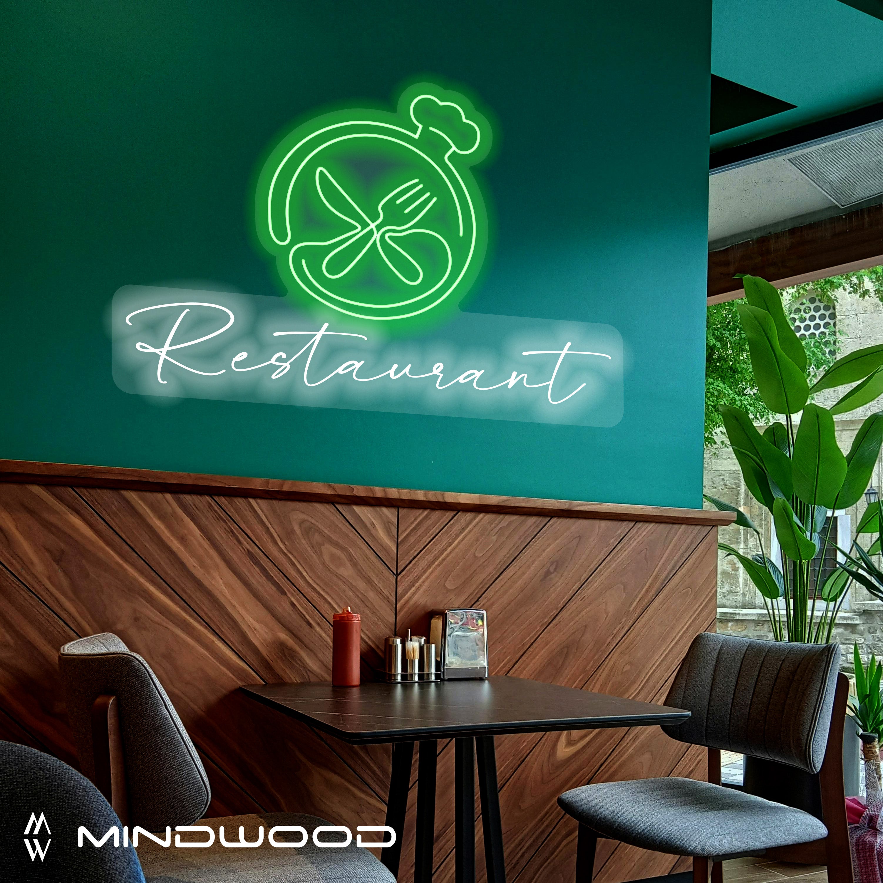 Benutzerdefiniertes LED-Schild - Restaurant