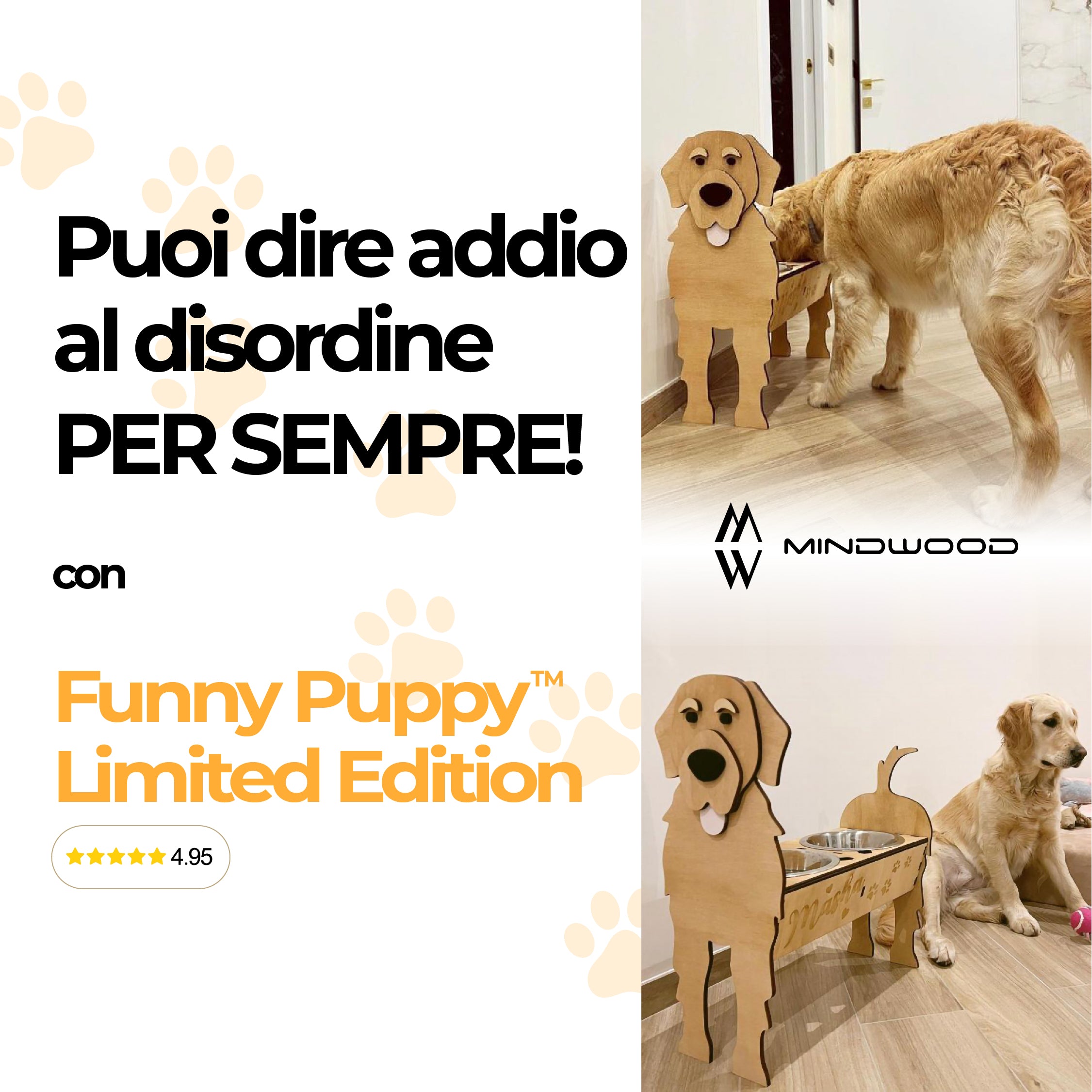 Mindwood | Portaciotole in legno personalizzato