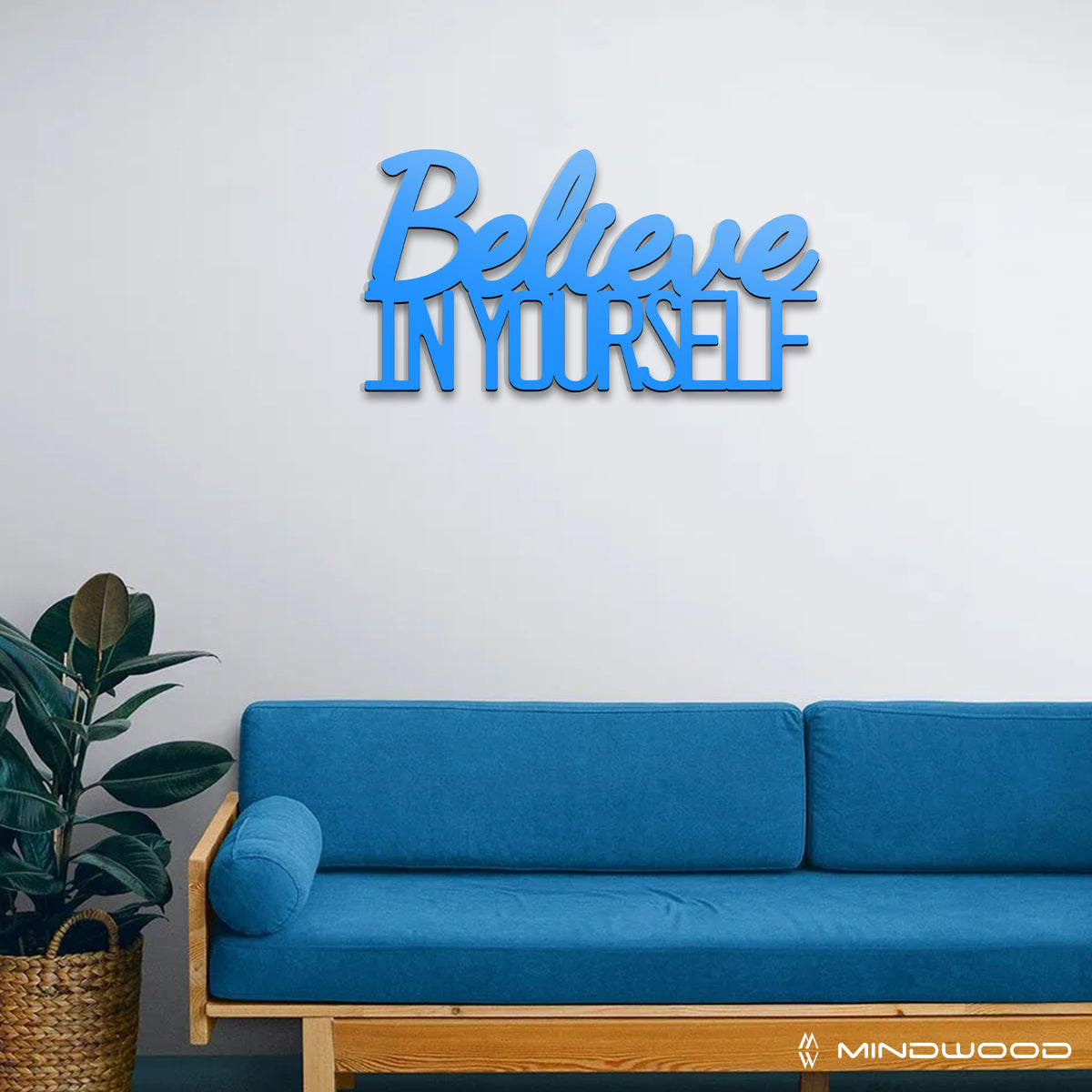Scritta in Legno Believe in yourself