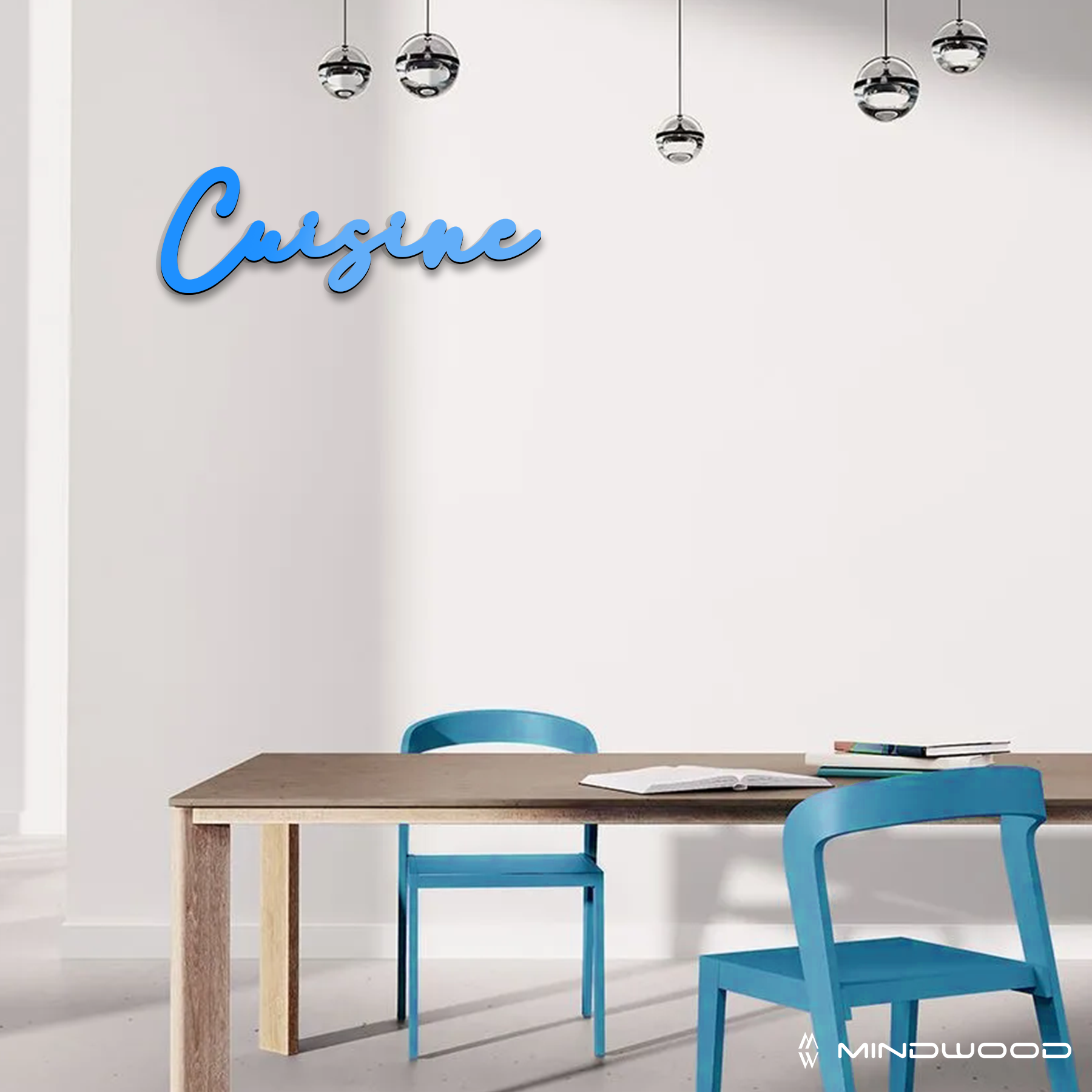 Scritta in Legno Cuisine