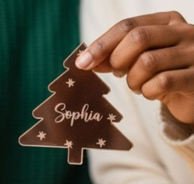 Pallina Alberello con incisione