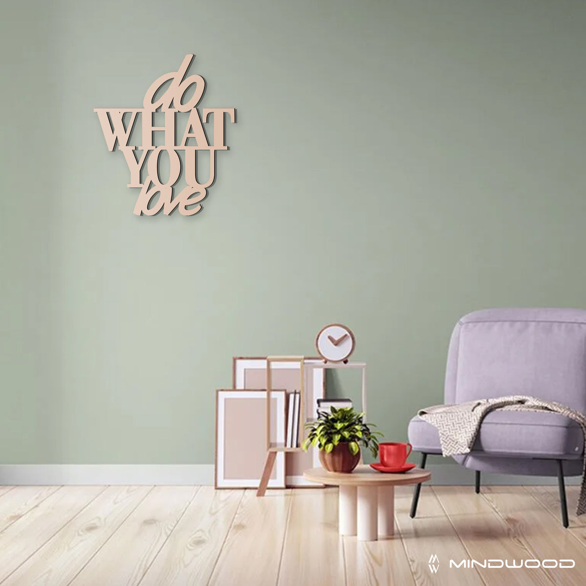 Scritta in Legno Do What You Love