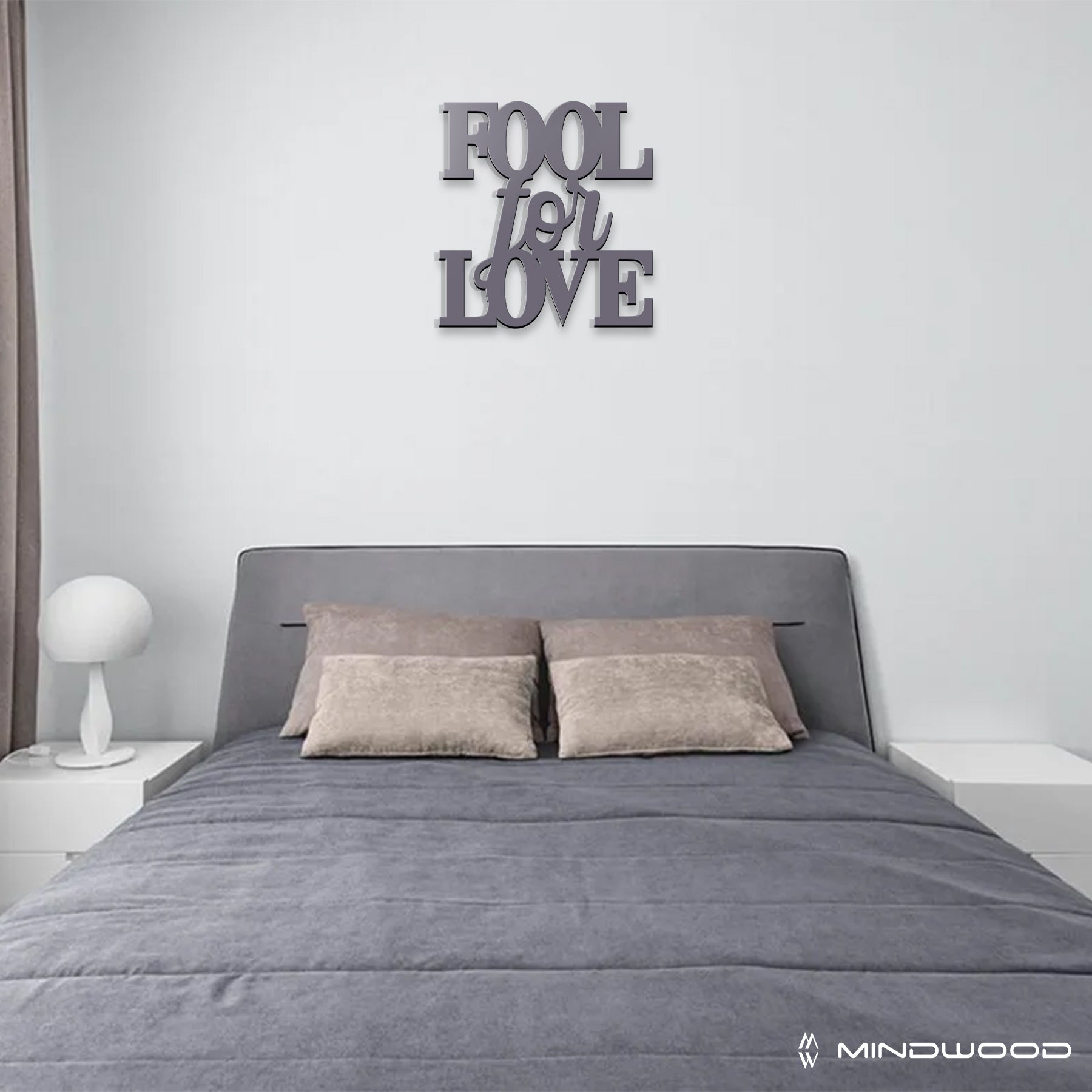 Scritta in Legno Fool For Love