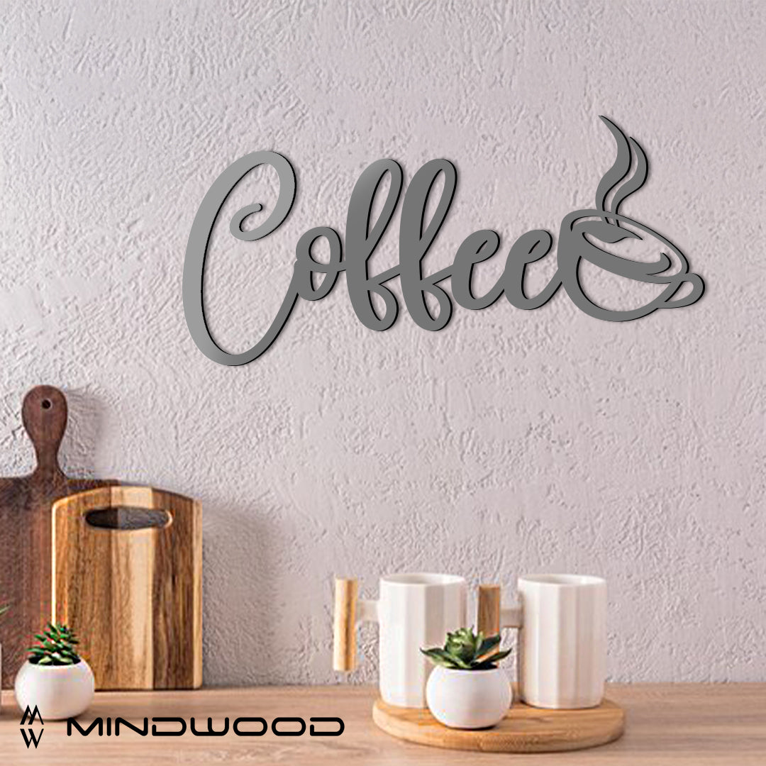 Scritta in Legno Coffee