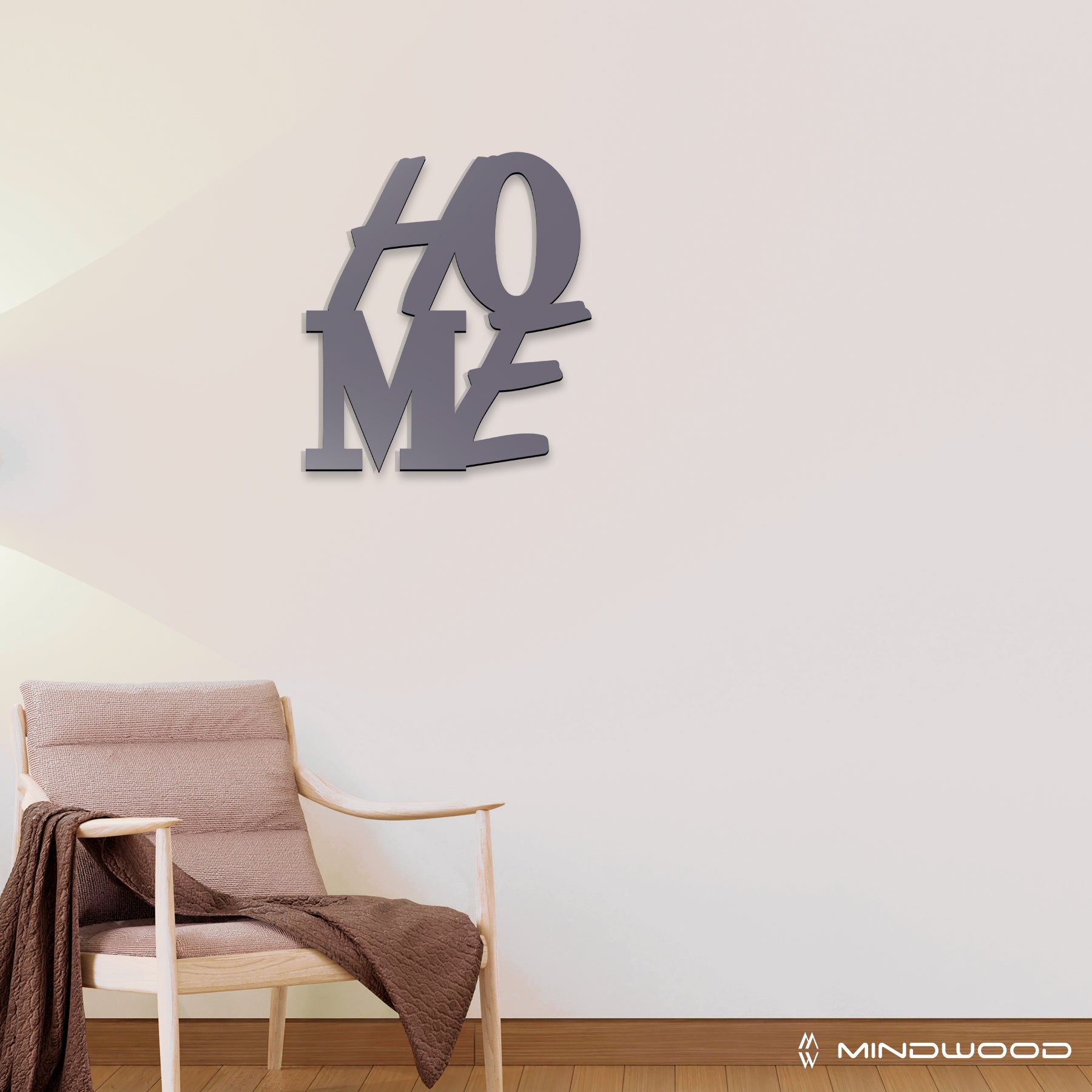 Scritta in Legno Home