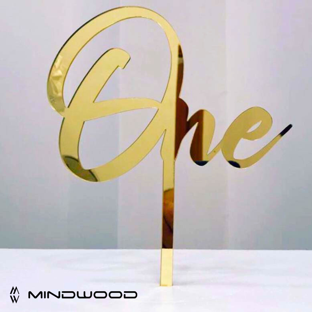 Cake Topper Plexiglass