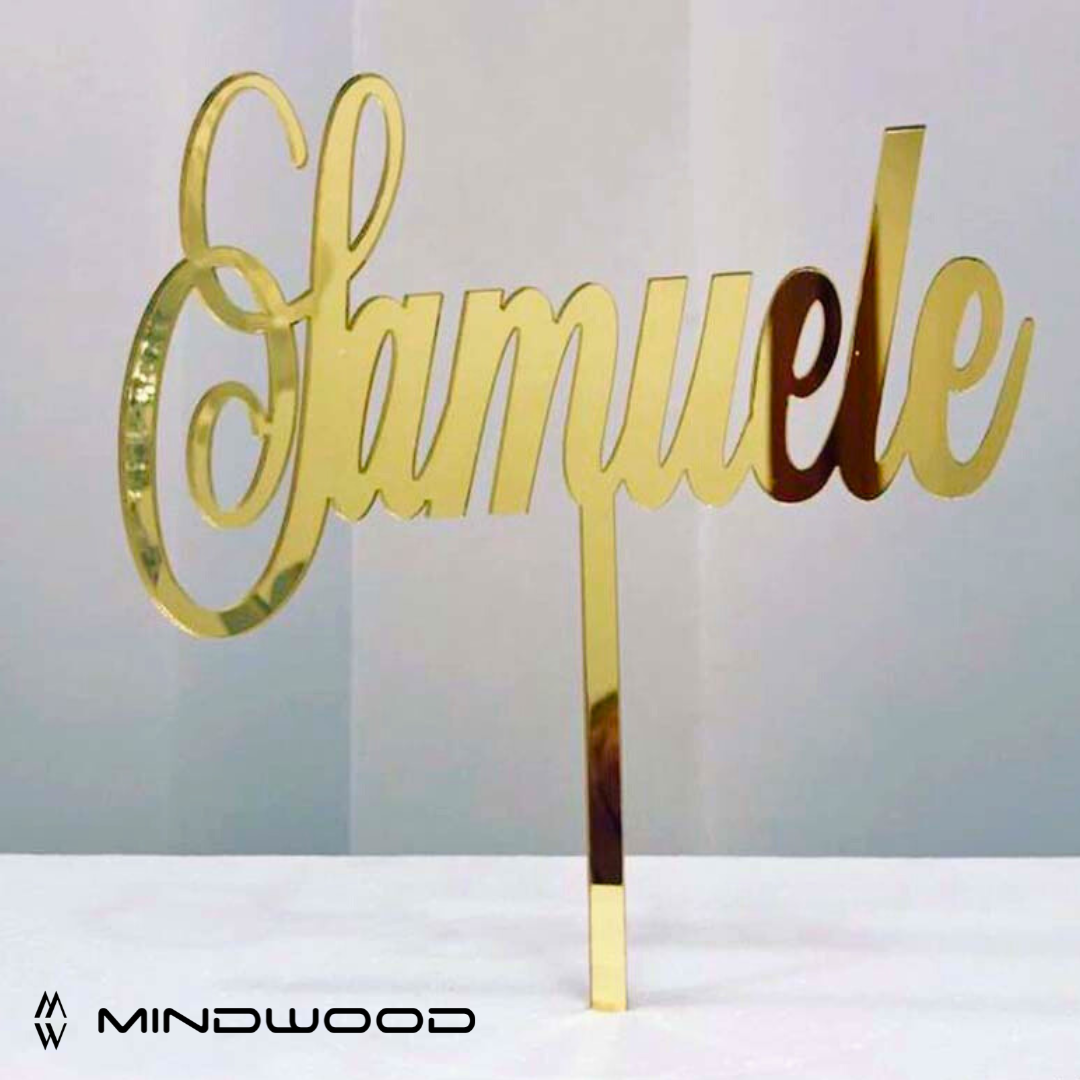 Cake Topper Plexiglass