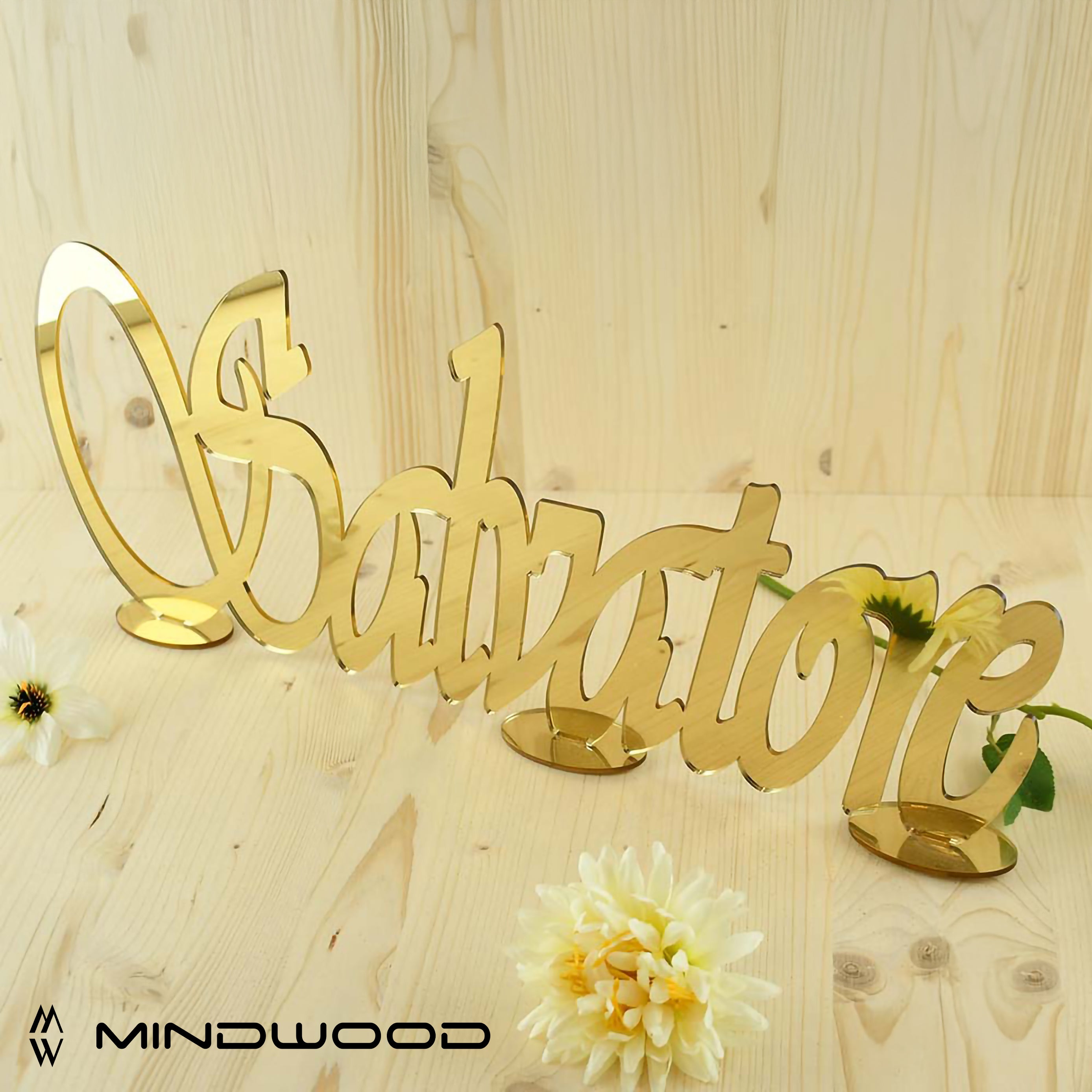 Nomi in Plexiglass Personalizzato