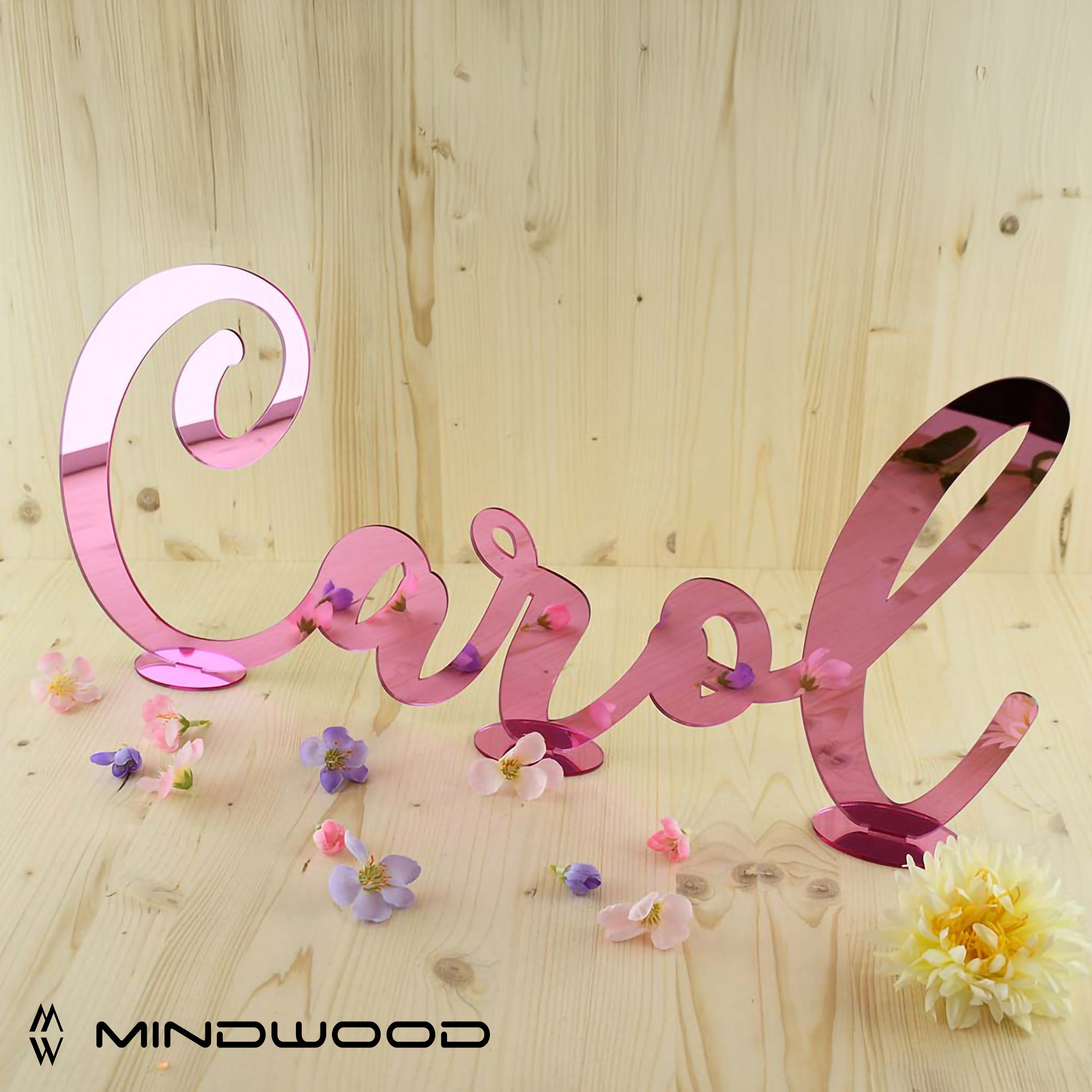 Nomi in Plexiglass Personalizzato