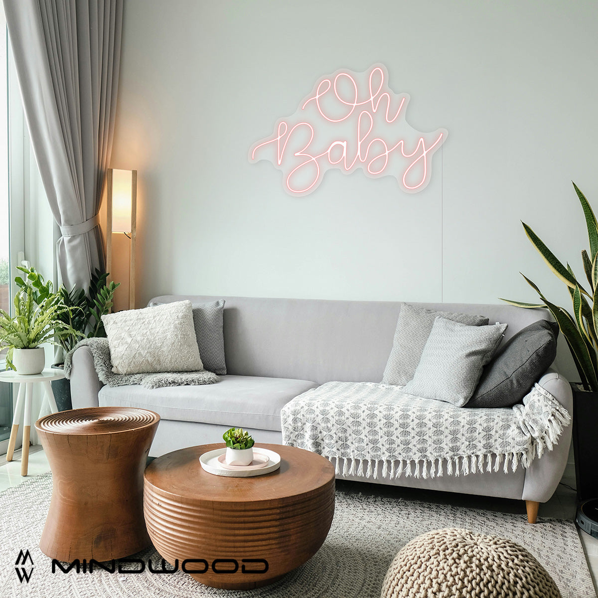 Benutzerdefiniertes LED-Schild - Oh Baby