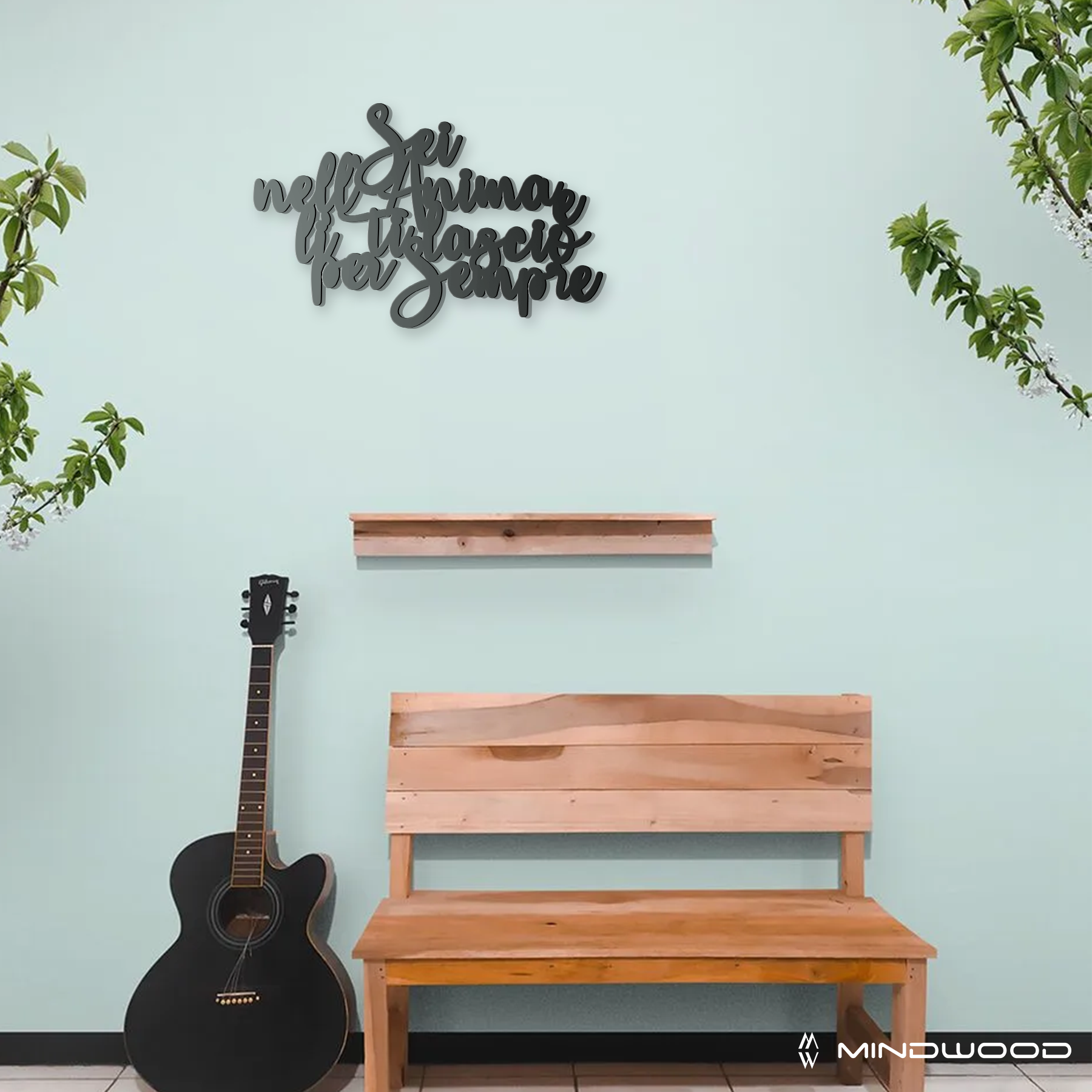 Scritta in Legno Sei nell'anima