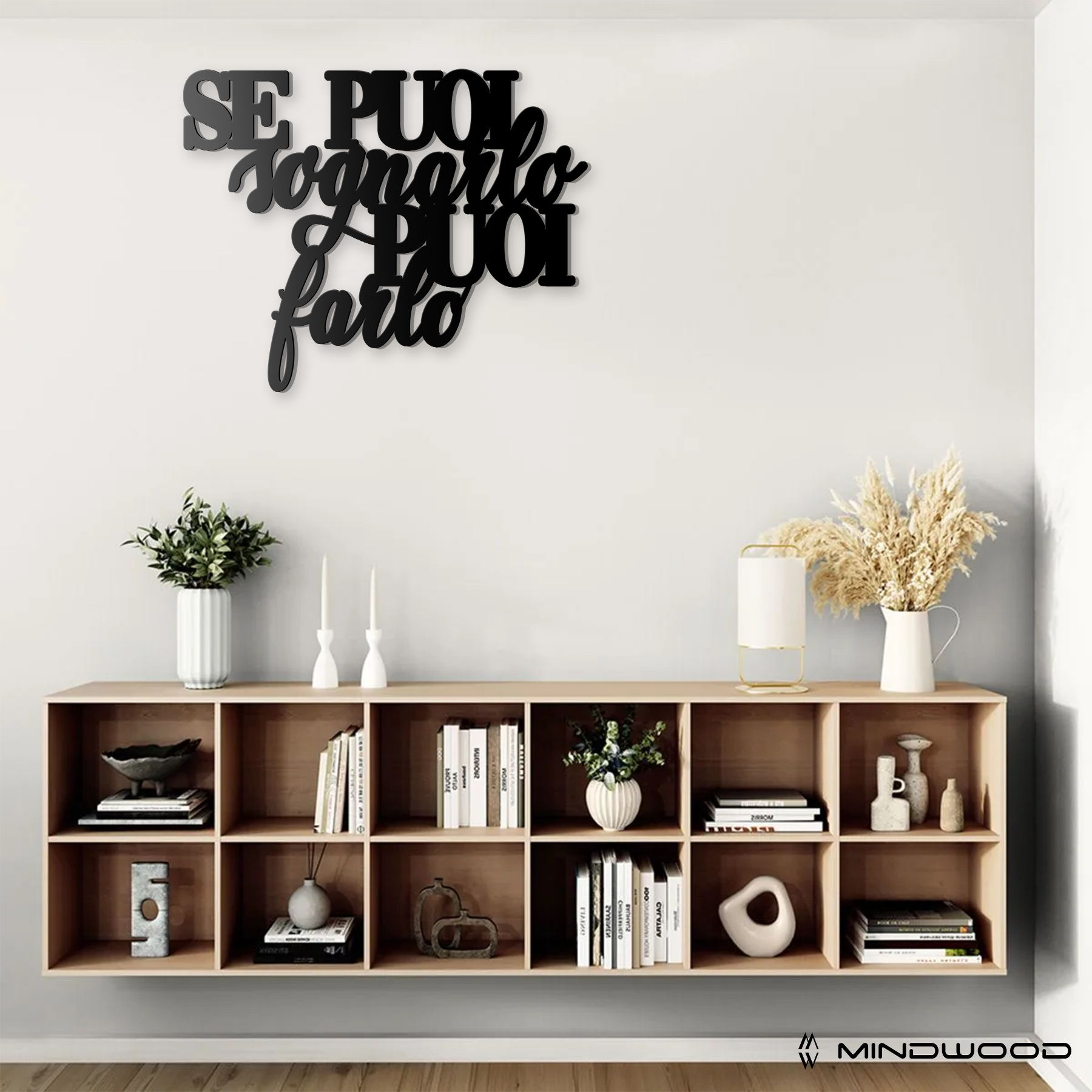 Scritta in Legno Se puoi sognarlo puoi farlo