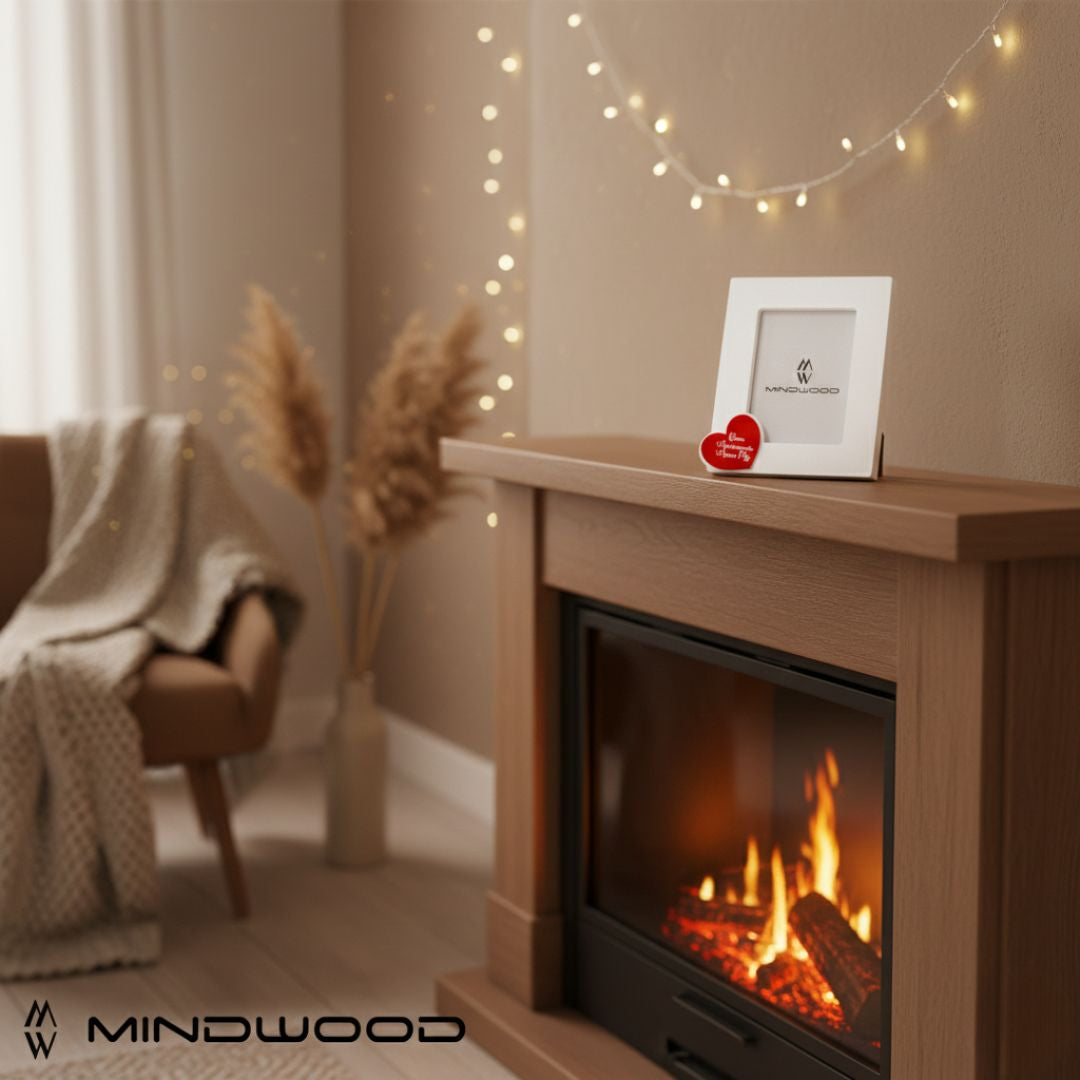 Portafoto Cuoricino con dedica