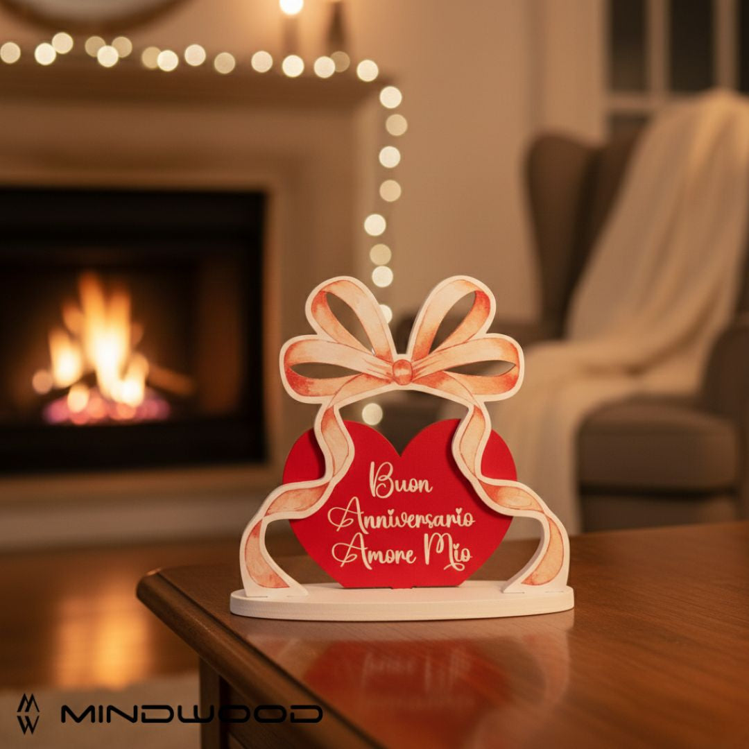 Decorazione d'appoggio Cuore personalizzabile