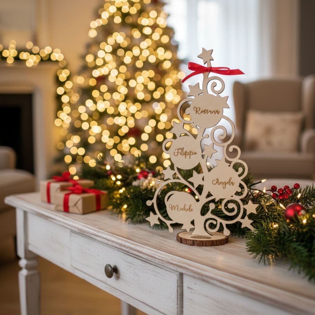 Alberello Personalizzato con Nomi Incisi