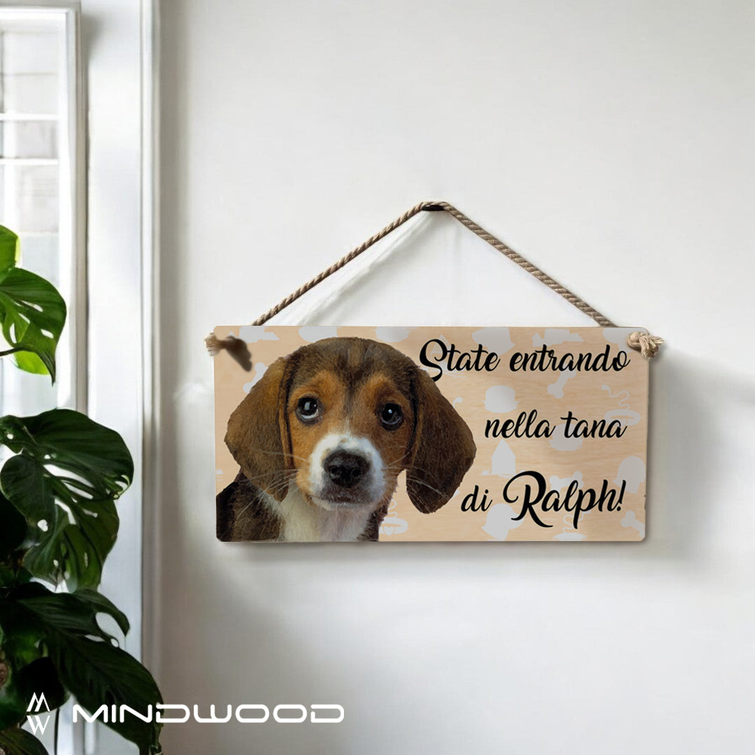 Targhetta Fuori Porta Pet