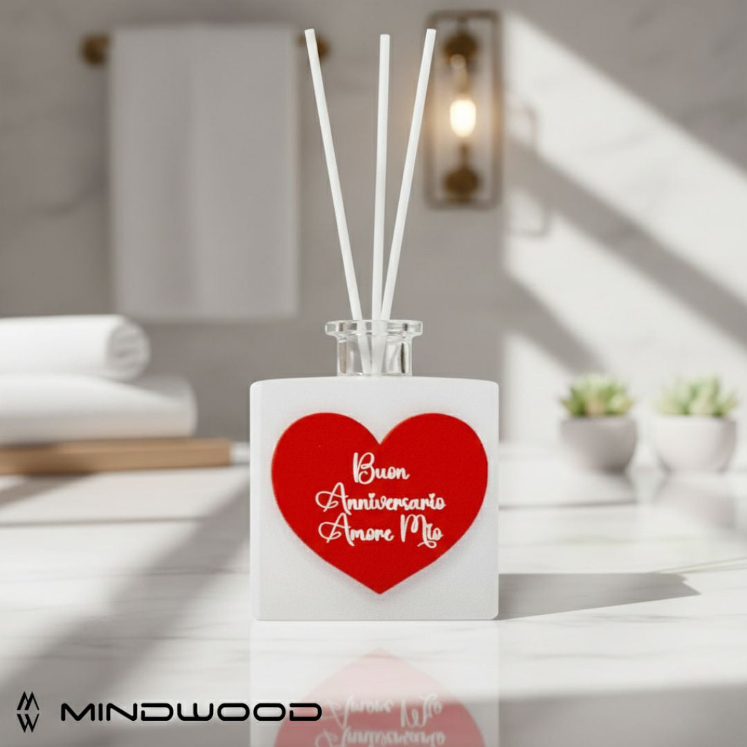 Profumatore Cuore con boccetta essenza