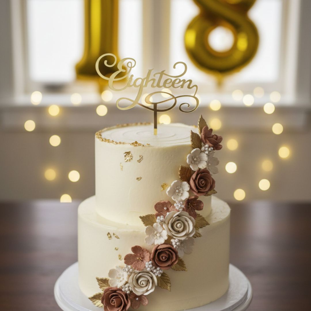 Cake Topper Eighteen