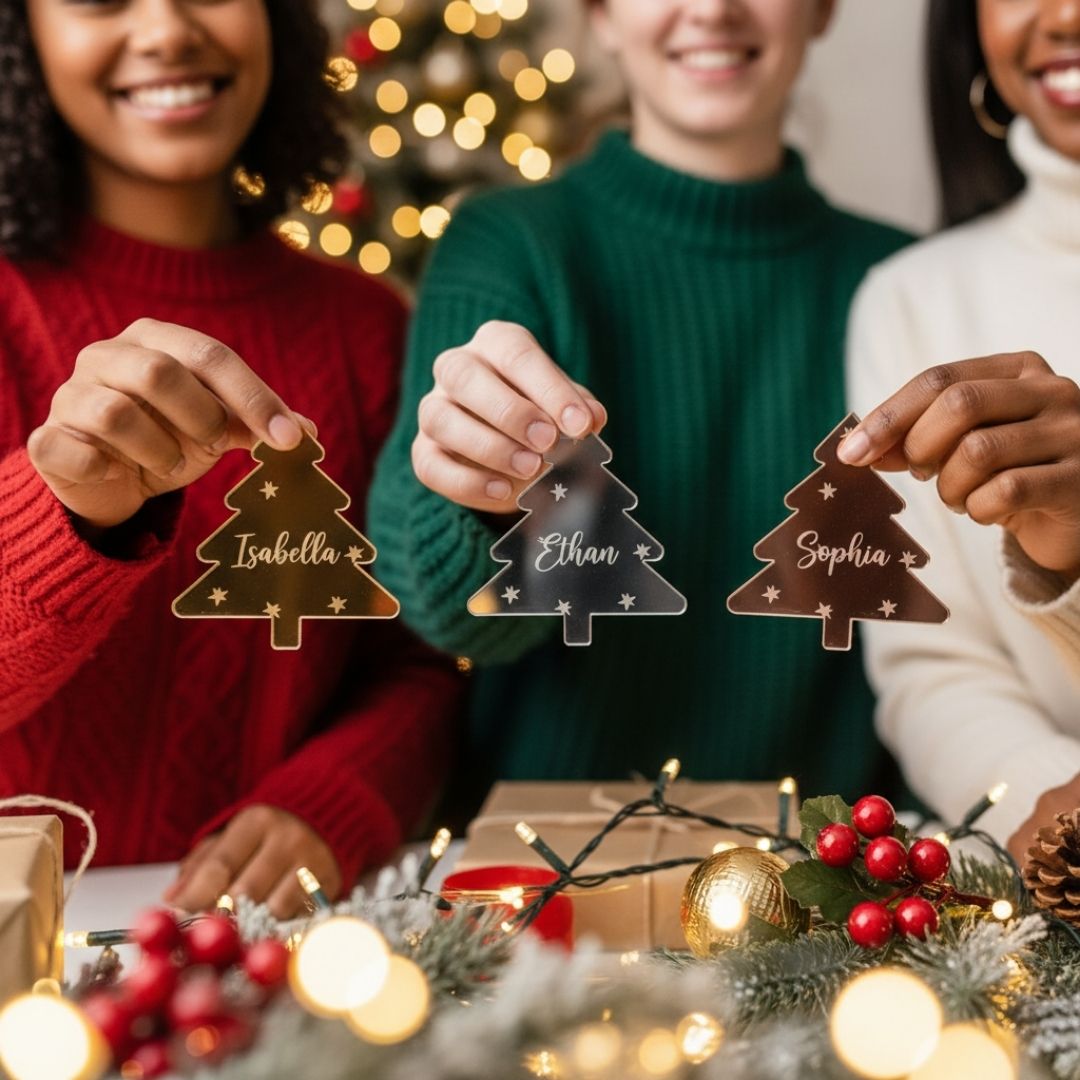Pallina Alberello con incisione