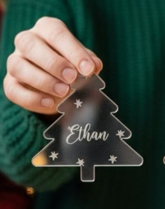 Pallina Alberello con incisione