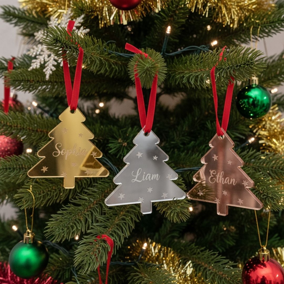 Pallina Alberello con incisione