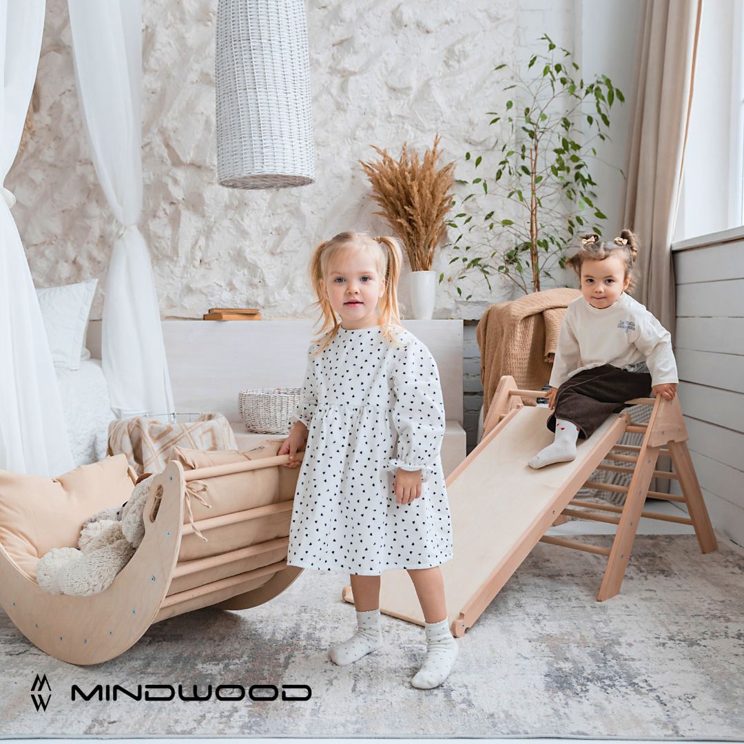 Maxi Set 3 Pezzi Pikler Triangolo + Rampa + Arco