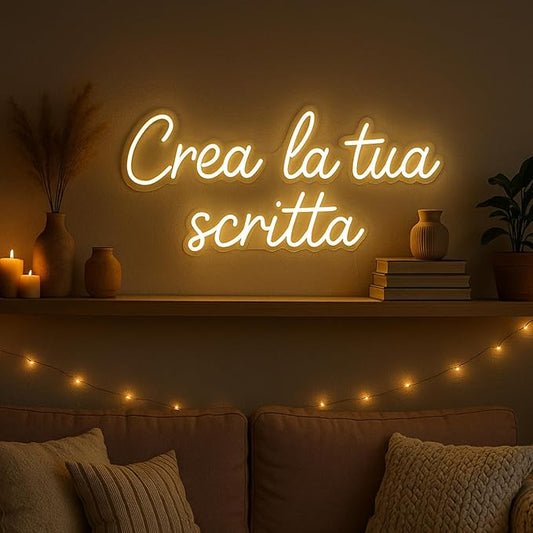 Scritta a Led Personalizzata - Crea la tua scritta