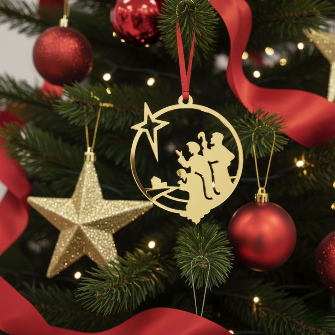 Pallina in Plex Specchiato Re Magi