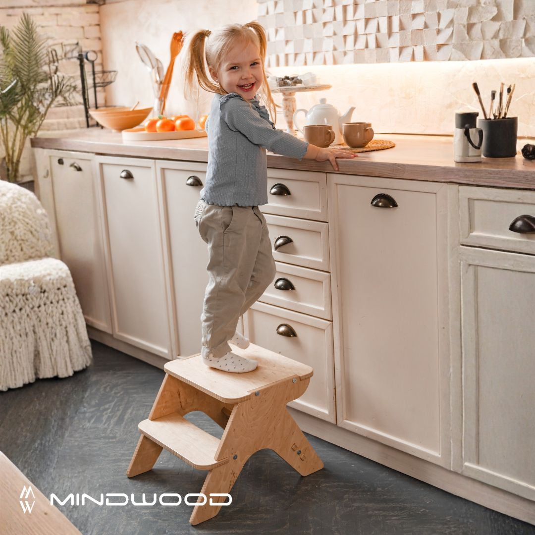 Sgabello Montessori per Bambini