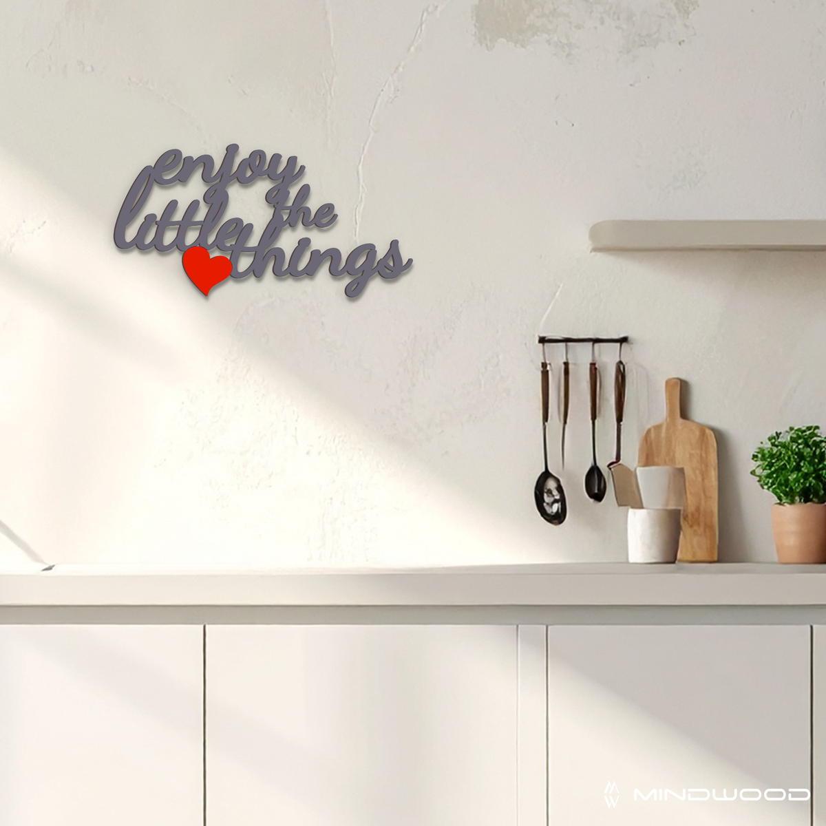Scritta in Legno Enjoy The Little Things