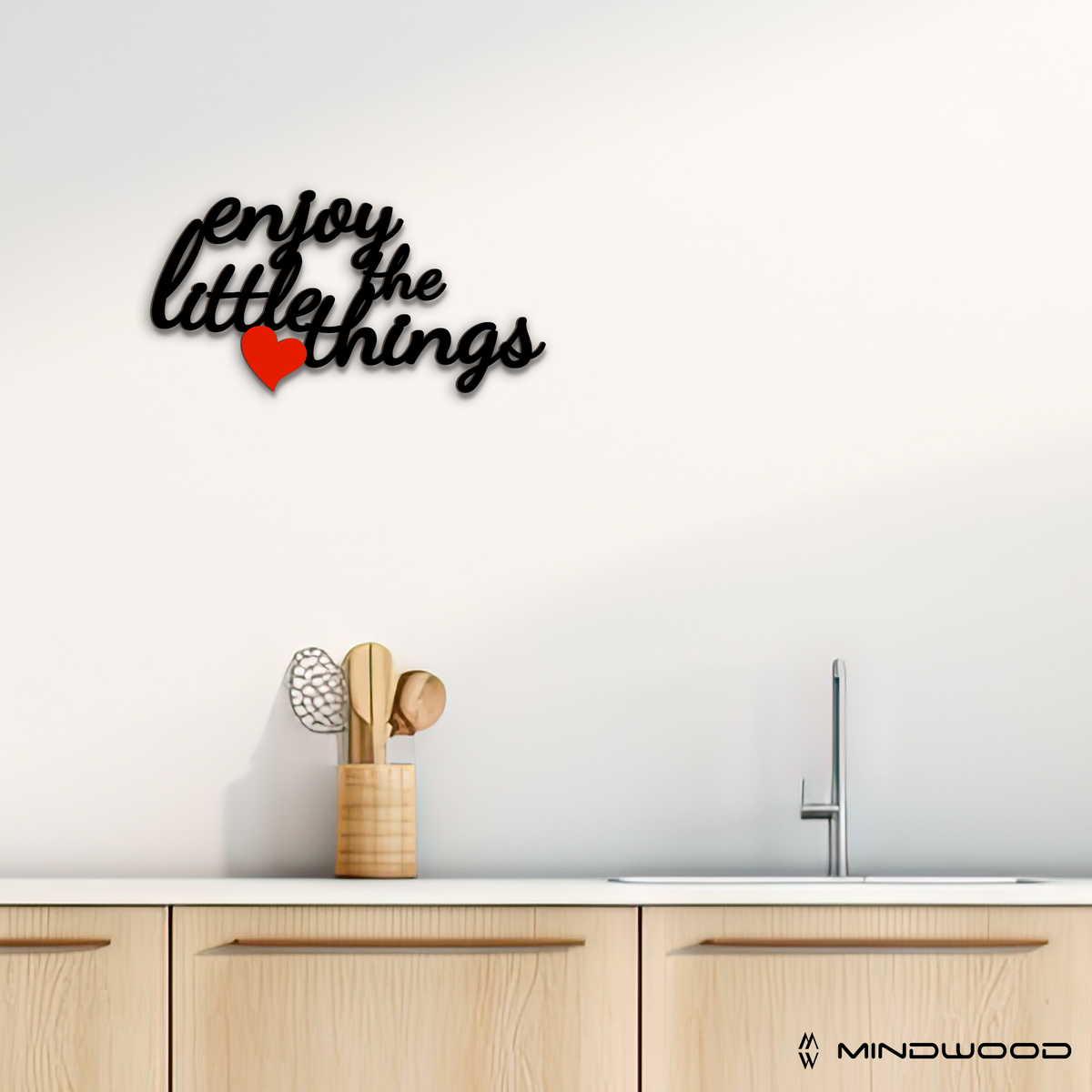 Scritta in Legno Enjoy The Little Things