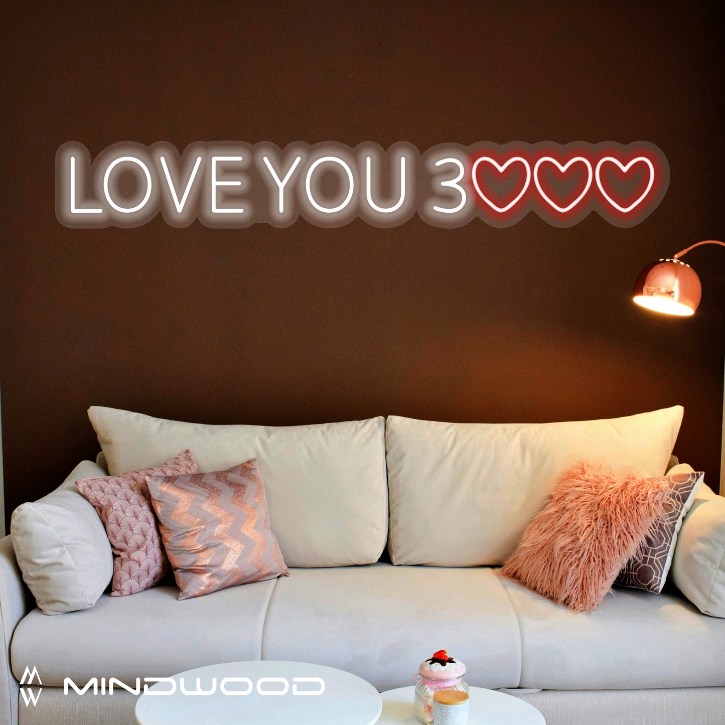 Scritta a Led Personalizzata - Love You 3000